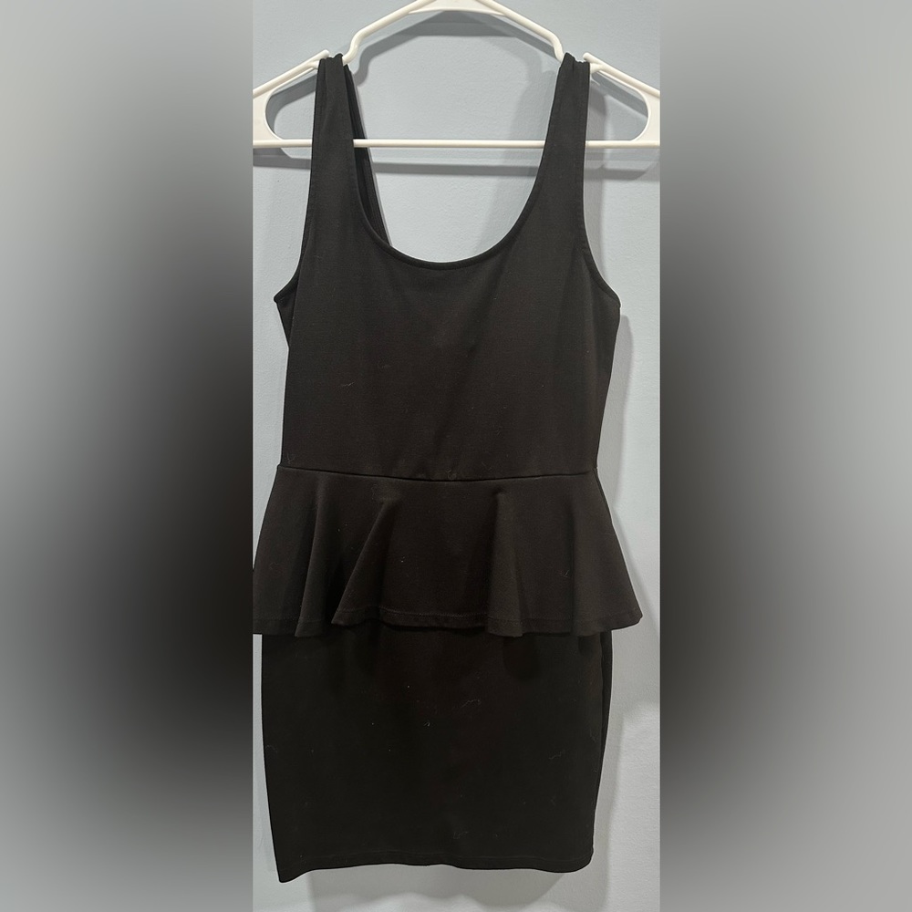 Black mini dress size Small
